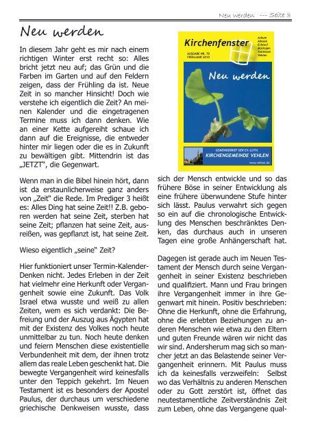 Gbrief 70 Frühjahr 2010