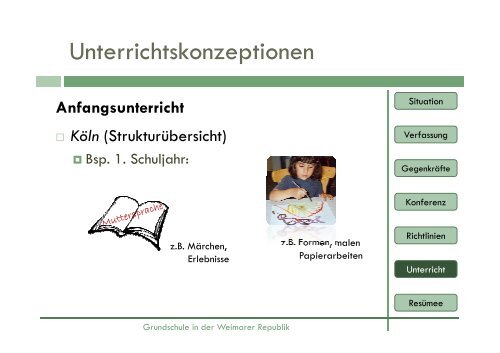 die grundschule in der weimarer republik - Dr. Hans Toman