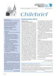 Chilebrief - bei der Evangelisch-reformierten Kirchgemeinde ...