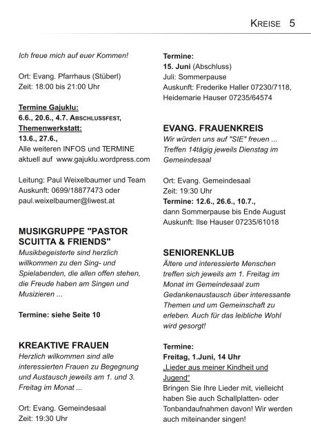 Juni/Juli 2012 - Evangelische Pfarrgemeinde Gallneukirchen