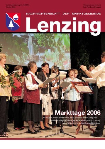 Markttage 2006 Markttage 2006 - Lenzing - Land Oberösterreich