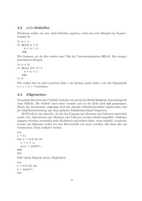 Eine kurze Einführung in MATLAB