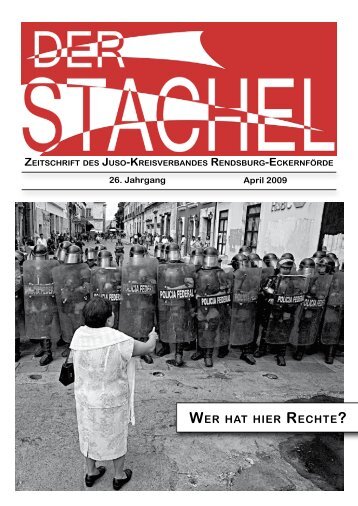 Der StAchel - Jungsozialist*innen Rendsburg-Eckernförde