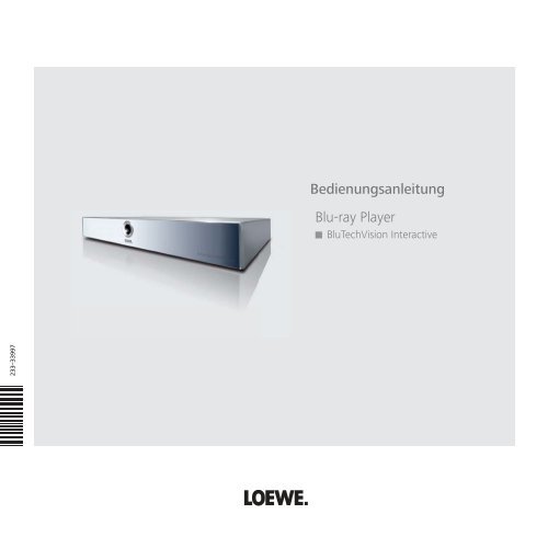 Bedienungsanleitung Blu-ray Player - Loewe