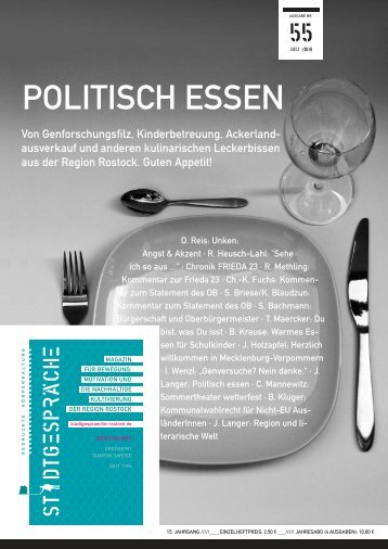 POLITISCH ESSEN - Stadtgespräche Rostock