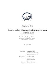 Versuch 215 Akustische Eigenschwingungen von Hohlräumen