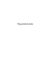 Pop, protesti, laulu