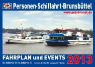 Elbtraumschiff Nordstern - Personenschifffahrt Thorge Brandt