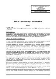 Heirat – Scheidung – Wiederheirat - Christian Assemblies ...