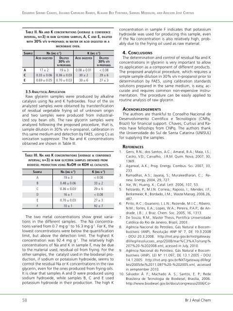 Brazilian Journal of Analytical Chemistry - BRJAC - Brazilian Journal ...