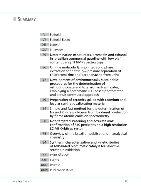 Brazilian Journal of Analytical Chemistry - BRJAC - Brazilian Journal ...