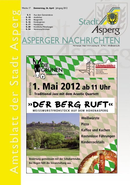 Blumenschmuckwettbewerb 2012 - Stadt Asperg
