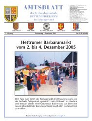 der Verbandsgemeinde HETTENLEIDELHEIM im Leiningerland