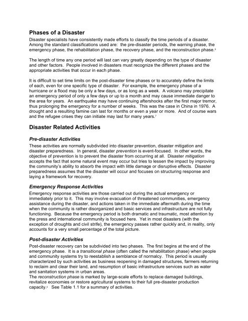 Natural Hazards: Causes and Effects - Disaster Management Center ...