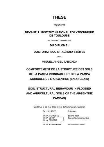 Soil structural behaviour in flooded and agricultural soils of the ...