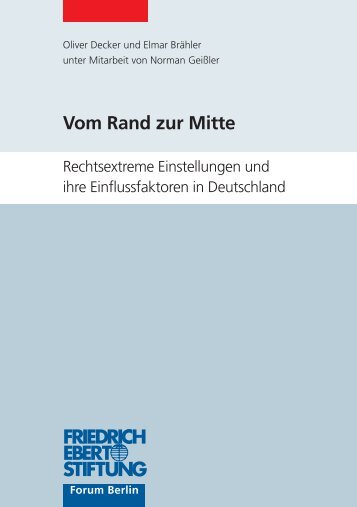 Vom Rand zur Mitte - Bibliothek der Friedrich-Ebert-Stiftung