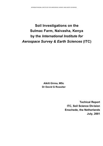 2. Soil survey - ITC