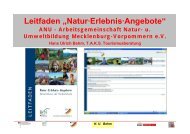 Leitfaden „Natur·Erlebnis·Angebote“ - und Umweltbildung
