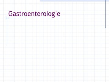 Gastroenterologie