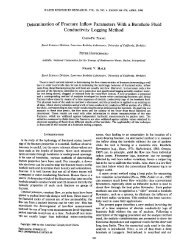 Determination of Fracture Inflow Parameters With a Borehole Fluid ...