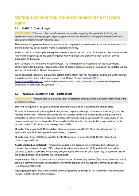 Solvency II - Lloyd's