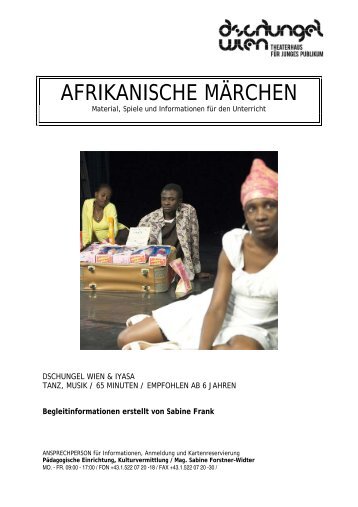 „Afrikanische Märchen“ zur Nachbereitung - Dschungel Wien