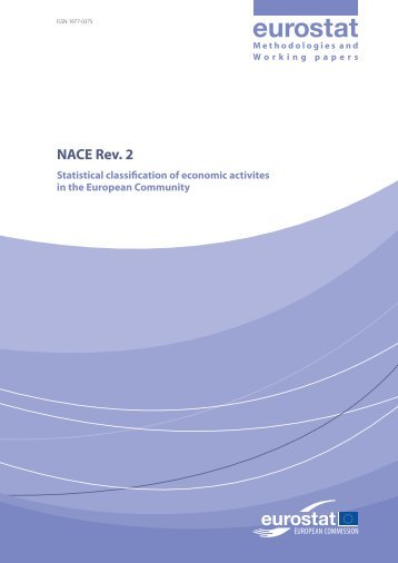 NACE Rev. 2 publication - CIRCA - Europa
