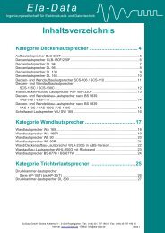 pa-lautsprecher - Ela-Data GmbH