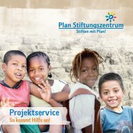 Projektservice Broschüre - Plan Stiftungszentrum