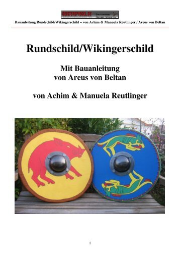 Rundschild/Wikingerschild - Moin, moin in Tommys City!