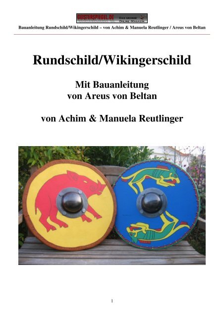 Rundschild/Wikingerschild - Moin, moin in Tommys City!