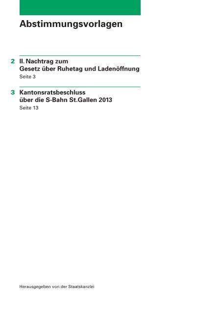 Volksabstimmung vom 26. September 2010 - Politische Rechte im ...