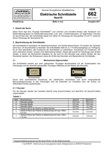 Elektrische Schnittstelle