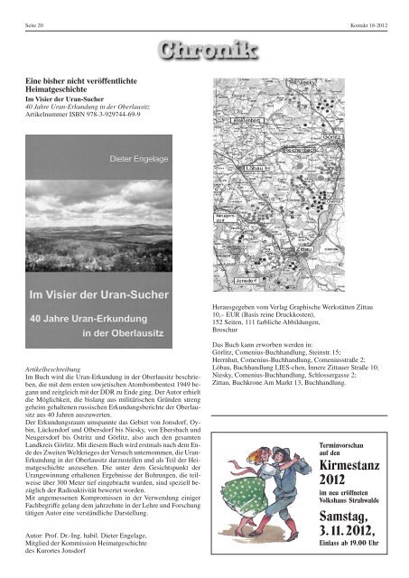 Ausgabe 18 (20.09.2012) - Herrnhut
