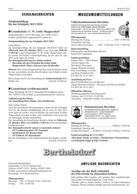 Ausgabe 18 (20.09.2012) - Herrnhut