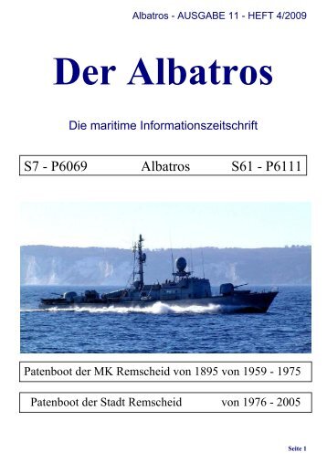 Albatros Ausgabe 12-Heft 4-2009 - der Schnellboote Albatros