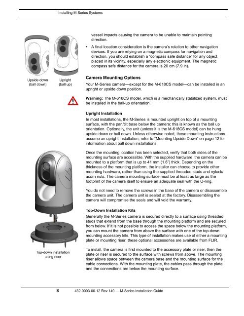 432-0003-00-12 Rev 140 M-Series Installation ... - FLIR Systems