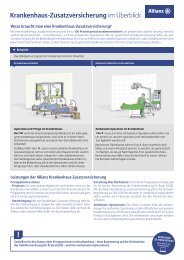 Krankenhaus-Zusatzversicherung - Private Krankenversicherung