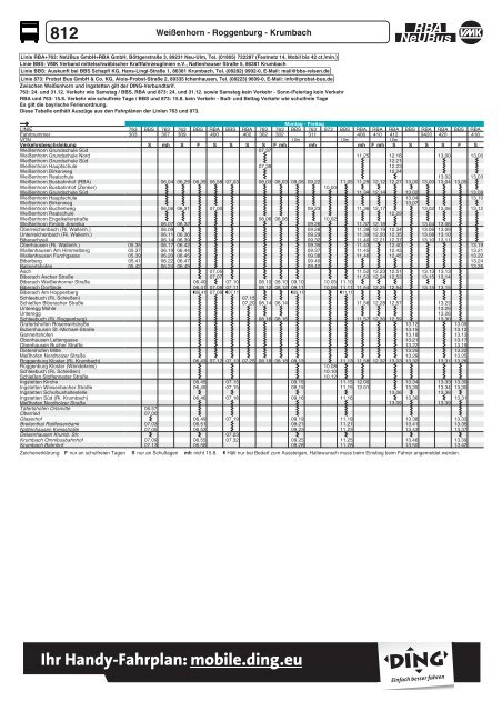 812 - DING - Donau-Iller-Nahverkehrsverbund GmbH