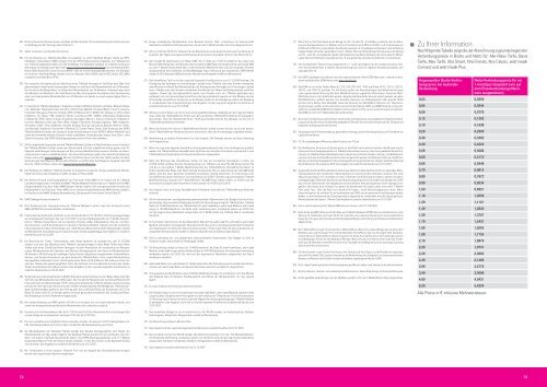 Ihr T-Mobile Wunschtarif - Telekom