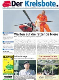 Warten auf die rettende Niere - Kreisboten