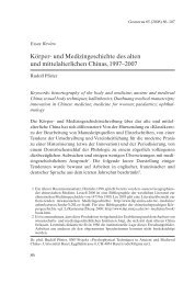 Körper- und Medizingeschichte des alten und ... - Gesnerus