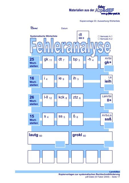 Lernhilfen - Institut für Pädagogische Psychologie