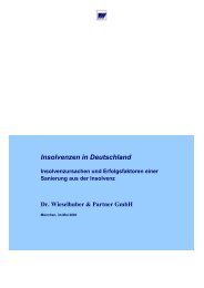 Insolvenzen in Deutschland - bei Mönning und Georg, Rechtsanwälte