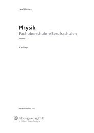 Physik Fachoberschulen/Berufsschulen - Nelson Thornes