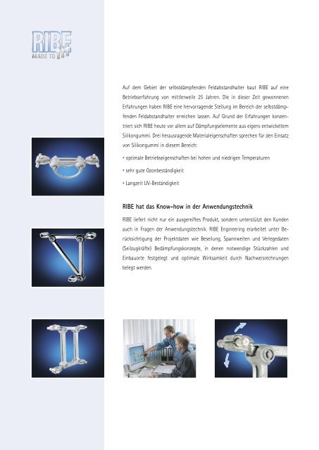 RIBE Selbstdämpfende Feldabstandhalter