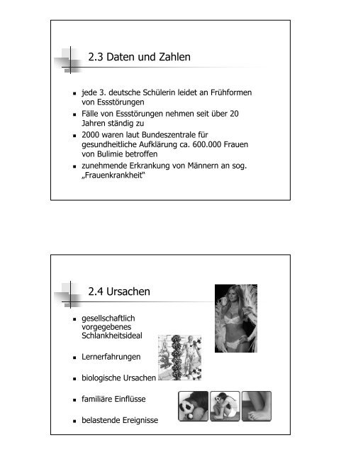 Magersucht und Bulimie - Vernetzungsgruppe Essstörungen Aargau