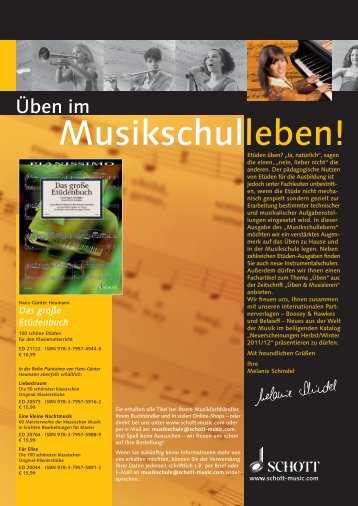 Laden Sie hier die Broschüre als PDF herunter - Schott Music