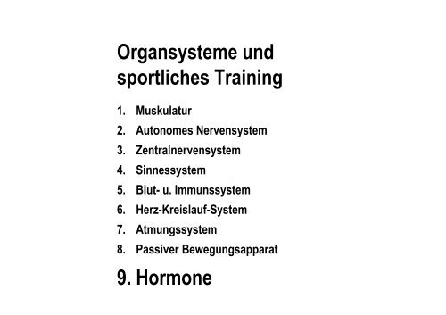 Organsysteme 2