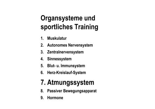 Organsysteme 2